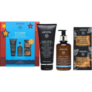 Apivita – Black Detox Cleansing Jelly Μαύρο Gel Καθαρισμού 150ml & Tonic Lotion Καταπραϋντική και Ενυδατική Λοσιόν με Λεβάντα – Μέλι 200ml & Express Beauty Scrub Προσώπου Βερύκοκοκο 2x8m Περιποίηση Προσώπου Apivita – Black Detox Cleansing Jelly Μαύρο Gel Καθαρισμού 150ml & Tonic Lotion Καταπραϋντική και Ενυδατική Λοσιόν με Λεβάντα – Μέλι 200ml & Express Beauty Scrub Προσώπου Βερύκοκοκο 2x8m