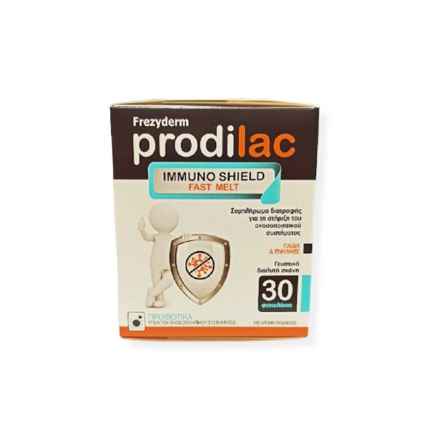 Ανοσοποιητικό Frezyderm – Prodilac Immuno Shield Fast Melt Ροδάκινο 30 φακελάκια