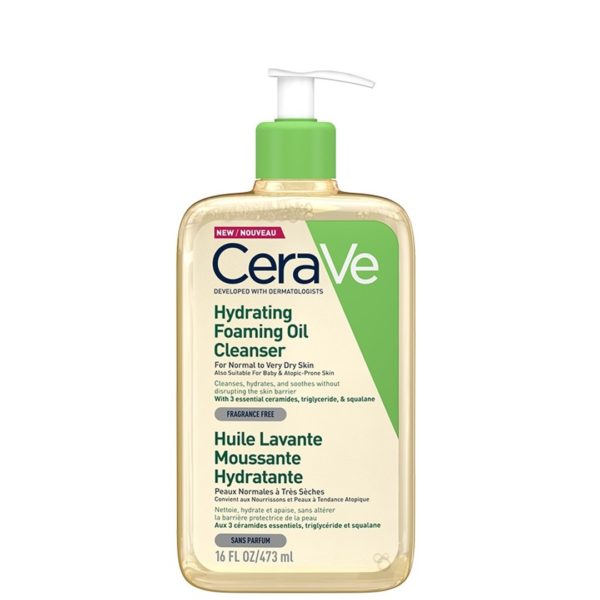 Cleansing-man CeraVe – Hydrating Foaming Cleansing Oil 473ml Vichy - La Roche Posay - Cerave