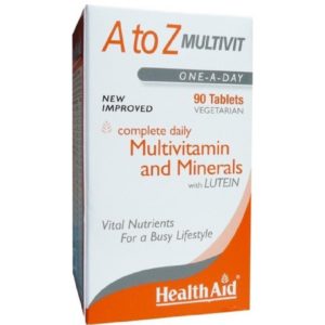 Βιταμίνες Health Aid – A To Z Multivitamin Πολυβιταμίνη 90 ταμπλέτες