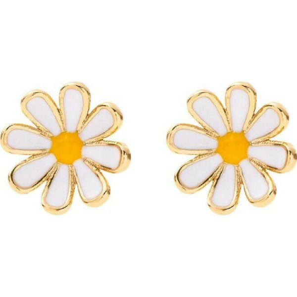 Earrings - Νecklace Medisei – Earrings Yellow Gold Plated