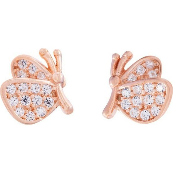 jewels Medisei – Earring Butterflies Rose Gold