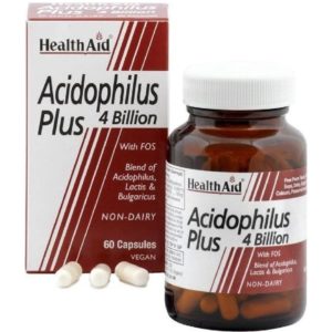 Αντιμετώπιση Health Aid – Acidophilus Plus 4 bilion Διατήρηση της Ισορροπίας της Εντερικής Χλωρίδα 60caps