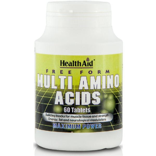 Αμινοξέα Health Aid – Μulti Amino Acids Πολυαμινοξέα 60tabs