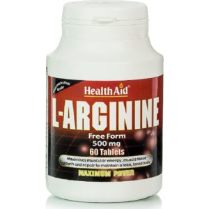 Energy - Stimulation Health Aid – L-Arginine 500mg 60tabs