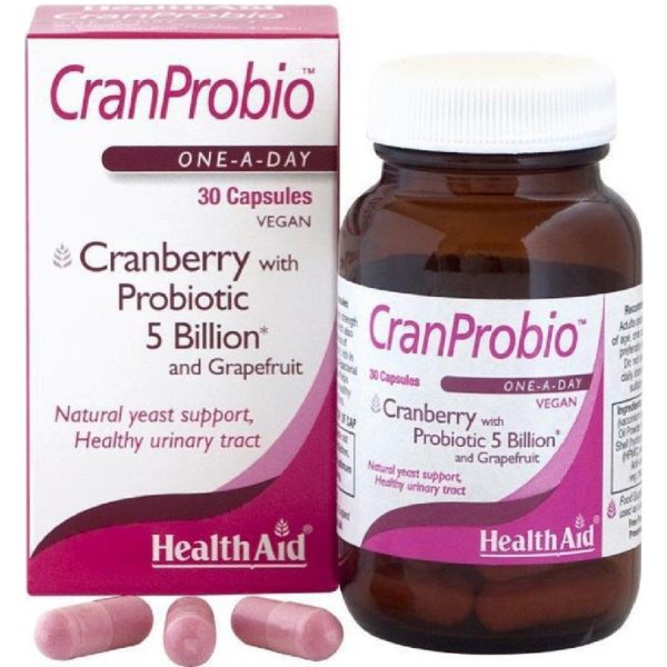 Nutrition Health Aid – CranProbio Cranberry with Bifidobacterium Lactobacillus and Grapefruit 30caps