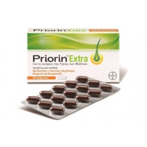 Αντιμετώπιση Priorin Extra – Συμπλήρωμα διατροφής κατά της τριχόπτωσης 30 κάψουλες