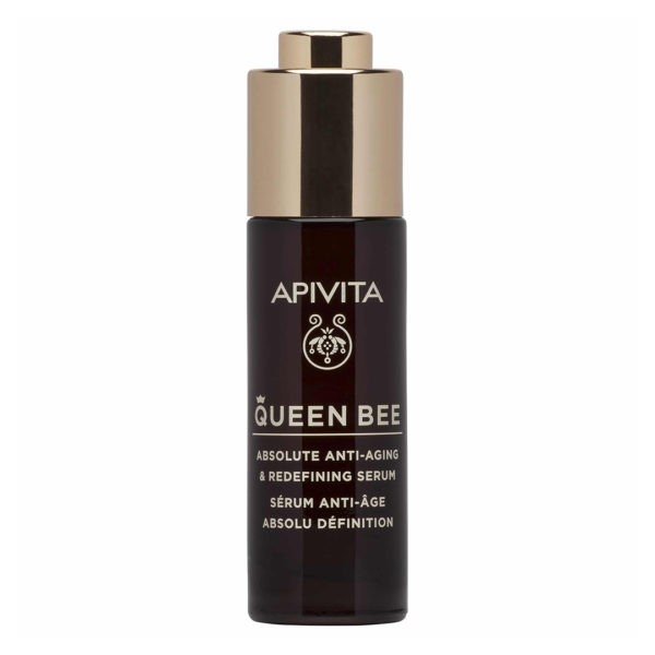 Περιποίηση Προσώπου Apivita – Queen Bee Serum Ορός Απόλυτης Αντιγήρανσης & Ανόρθωσης Περιγράμματος 30ml Apivita Queen Bee