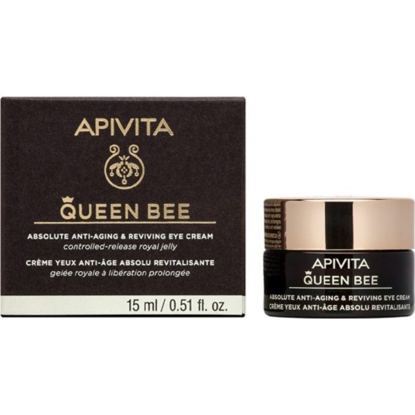 Αντιγήρανση - Σύσφιξη Apivita – Queen Bee Κρέμα Ματιών Απόλυτης Αντιγήρανσης & Αναζωογόνησης 15ml Apivita Queen Bee