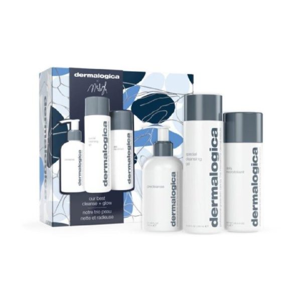 Face Care Dermalogica – The Ultimate Trio for Clear Skin PreCleanse 150 ml, Special Cleansing Gel 250 ml, Daily Microfoliant 74g