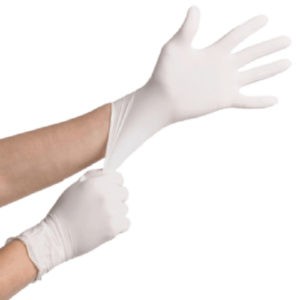 AESTHETIC DISPOSABLES Mumu – Powdered Latex Examination Gloves 100pcs latex