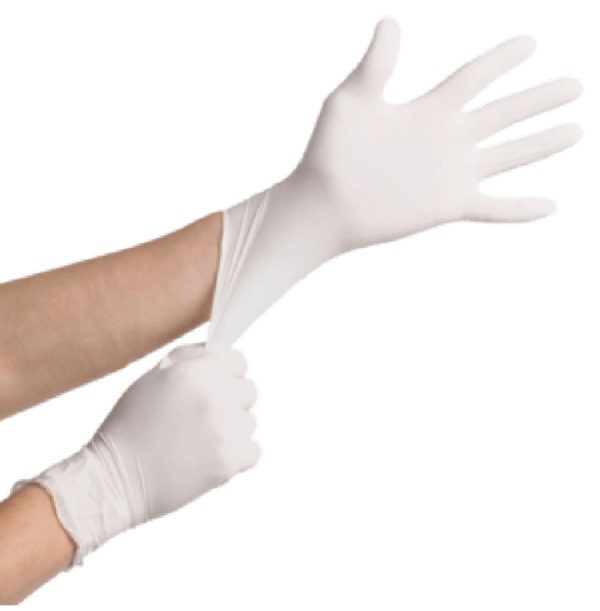 AESTHETIC DISPOSABLES Mumu – Powdered Latex Examination Gloves 100pcs Covid-19