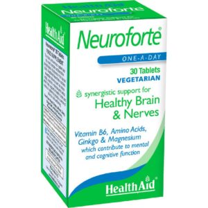 Stress Health Aid – Neuro Forte Synergistic support for Healthy Brain & Nerves 30tabs