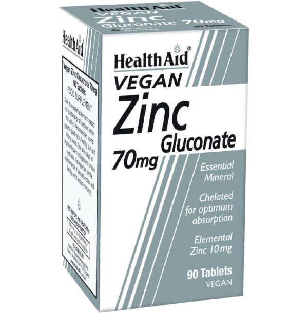 Treatment-Health Health Aid – Zinc Gluconate 70mg 90tabs