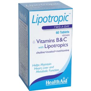 Δίαιτα - Έλεγχος Βάρους Health Aid – Lipotropic with Vitamins B & C Συμπλήρωμα Διατροφής με Λιποδιαλυτική Σύνθεση 60tabs