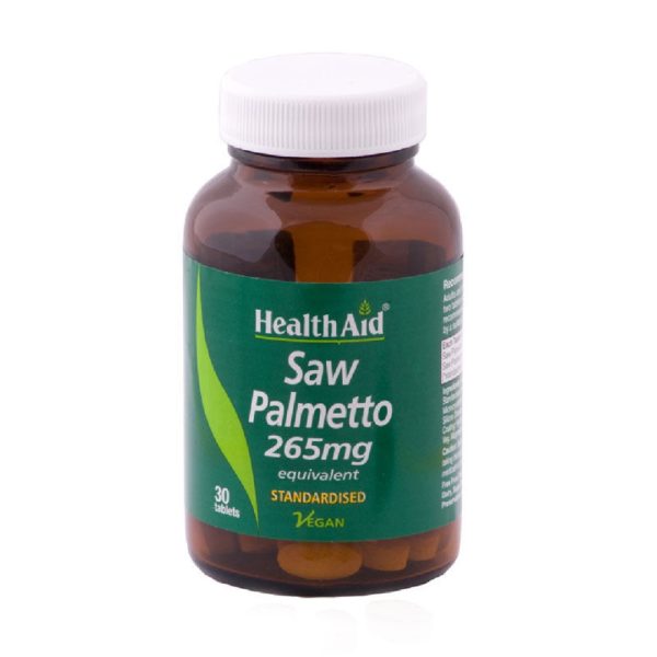 Αντιμετώπιση Health Aid – Saw Palmetto 265mg Συμπλήρωμα για τη διατήρηση της υγείας του προστάτη 30caps