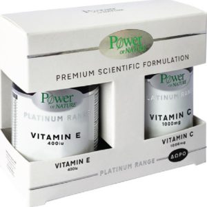 Αντιμετώπιση PowerHealth – Platinum Range Vitamin E 400iu Βιταμίνης D3 30 Κάψουλες Δώρο Vitamin C 1000mg Συμπλήρωμα Διατροφής 20 Κάψουλες