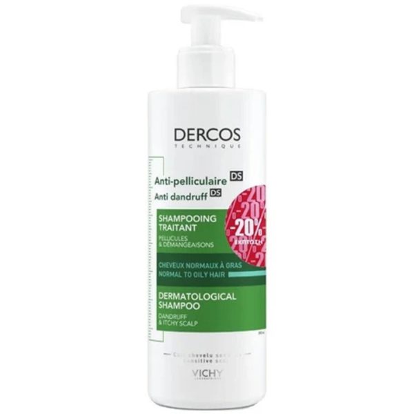 Hair Care Vichy – Promo -20% Dercos Anti-Dandruff Shampoo Normal – Oily Hair 390ml Vichy - Dercos Promo