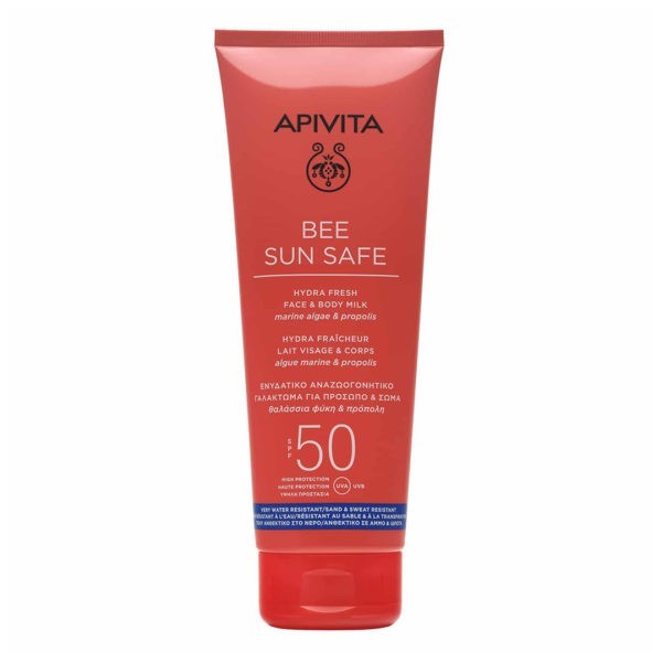 4Seasons Apivita – Bee Sun Safe Hydra Fresh Face and Body Milk SPF50 with Marine Algae and Propolis 200ml APIVITA - Bee Sun Safe