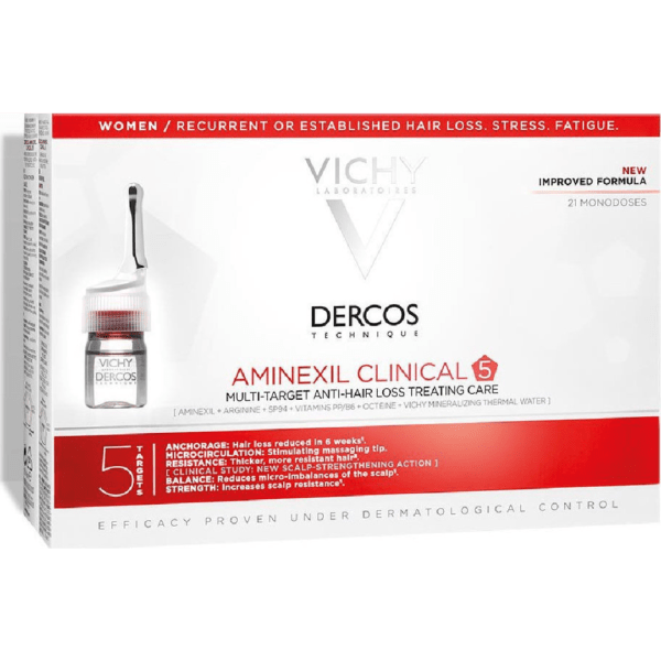Hair Care Vichy – Dercos Aminexil Clinical 5 Women 21x6ml