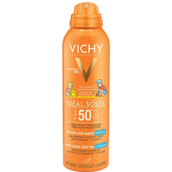 Άνοιξη Vichy – Ideal Soleil SPF 50+ Παιδικό Αντηλιακό Σπρέι για Πρόσωπο Σώμα 200ml Vichy Capital Soleil