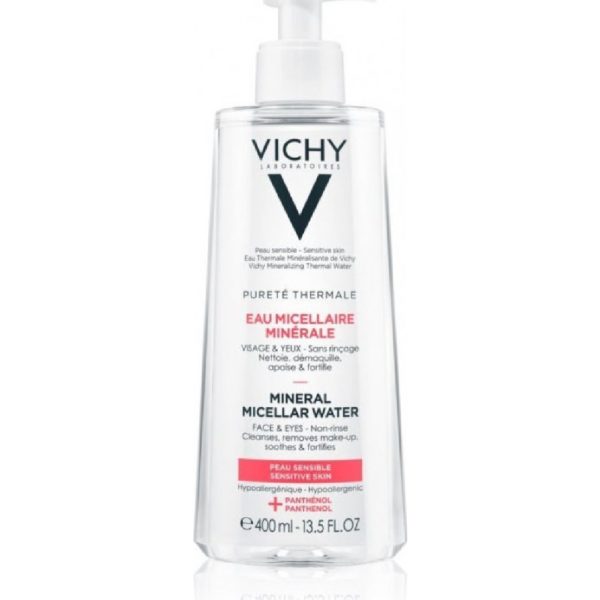 Face Vichy – Purete Thermale Mineral Micellar Water for Sensitive Skin 400ml purete thermal