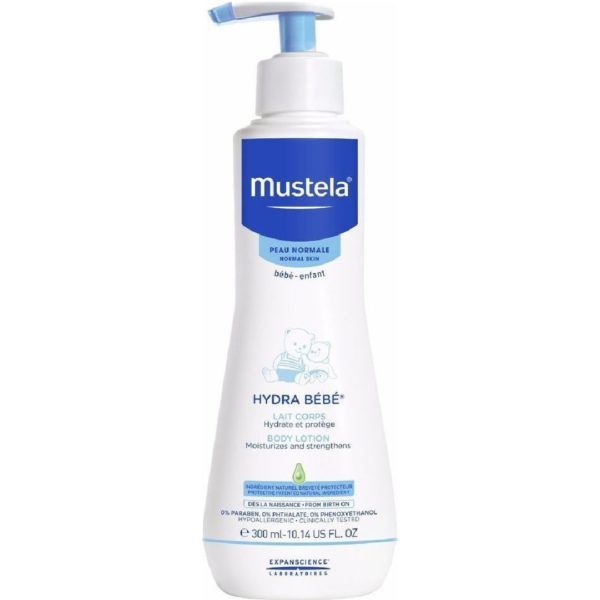 Baby Care Mustela – Hydra-Bebe Lait Corps Body Lotion 300ml Mustela - Gentle Cleansing Gel with Mild Foaming 100ml or Hydra Bébé Body Lotion 100ml