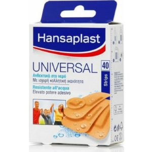 Γάζες & Επιθέματα Hansaplast Universal Αυτοκόλλητα Επιθέματα Ref:45907 40τμχ