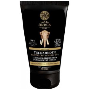 Άνδρας Natura Siberica – The Mammoth Men Shaving Κρεμώδης Αφρός Ξυρίσματος και Μάσκα, 2 σε 1, 150ml