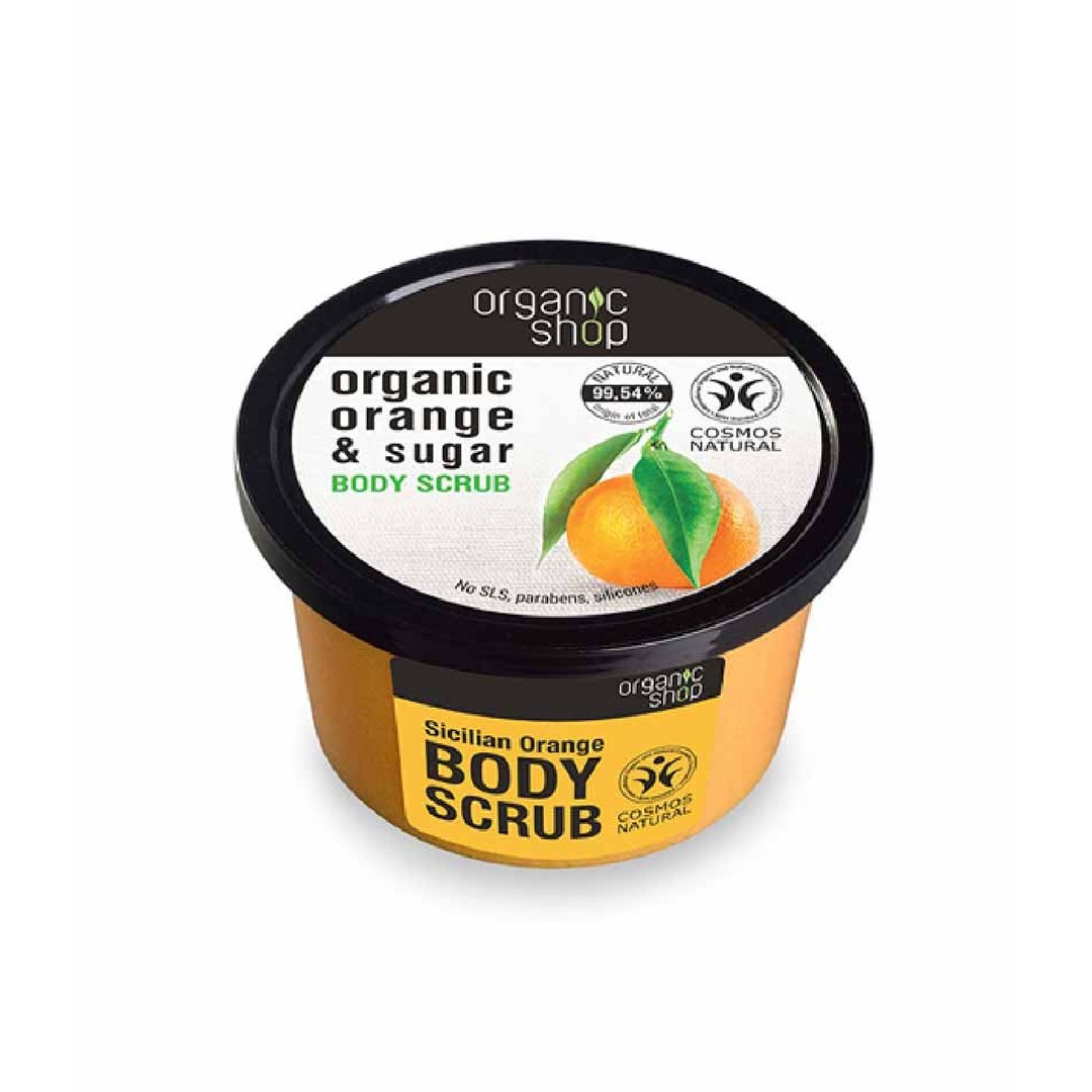 Natura Siberica – Organic Shop Sicilian Orange and Sugar Body Scrub 250ml Body Care Natura Siberica – Organic Shop Sicilian Orange and Sugar Body Scrub 250ml