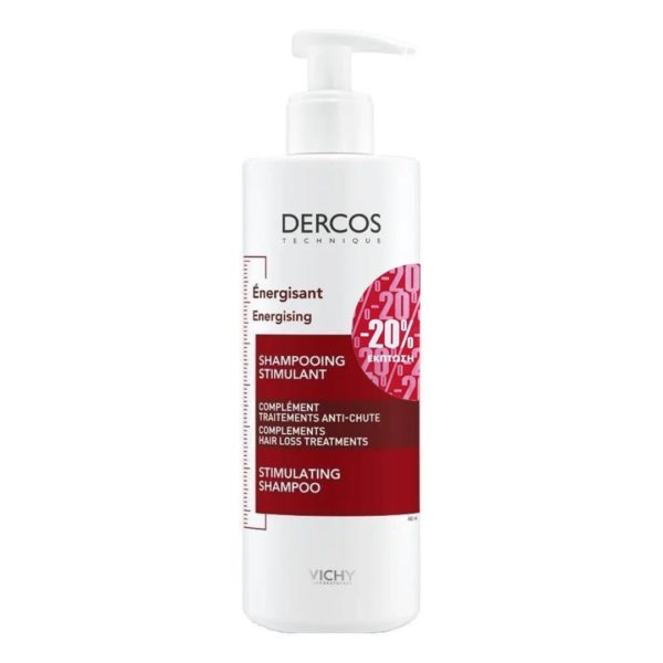 Hair Care Vichy – Promo -20% Dercos Energising Stimulating Shampoo 400ml Vichy - Dercos Promo