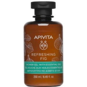 Body Shower Apivita – Refreshing Fig Shower Gel with Essential Oils 250ml