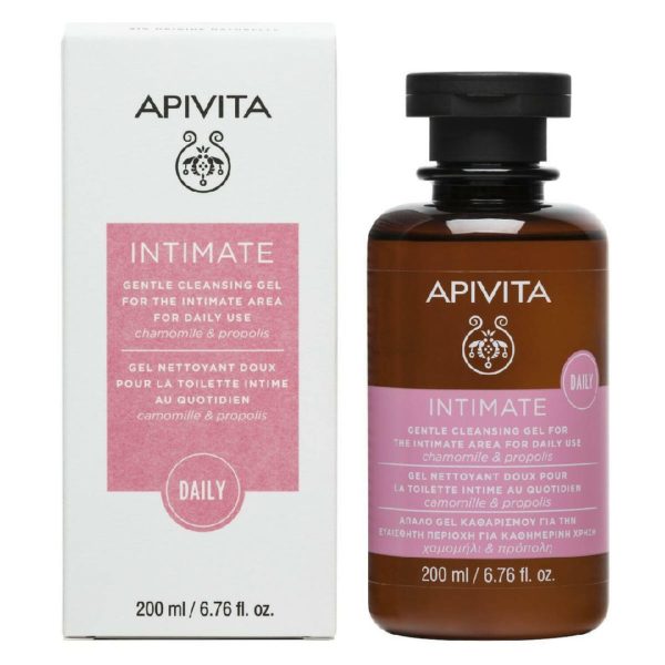 Cleansing Apivita – Intimate Daily Gentle Cleansing Gel for the Intimate Area for Daily Use with Chamomile Propolis 200ml