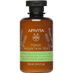Γυναίκα Apivita Tonic Mountain Tea Αφρόλουτρο με Αιθέρια Έλαια 250ml apivita