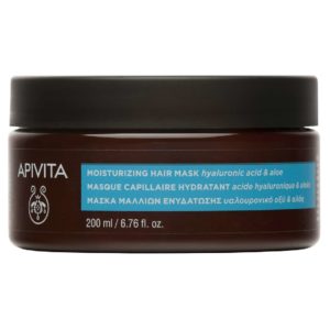 Γυναίκα Apivita – Moisturizing Hair Mask Μάσκα Μαλλιών με Υαλουρονικό Οξύ και Αλόη 200ml