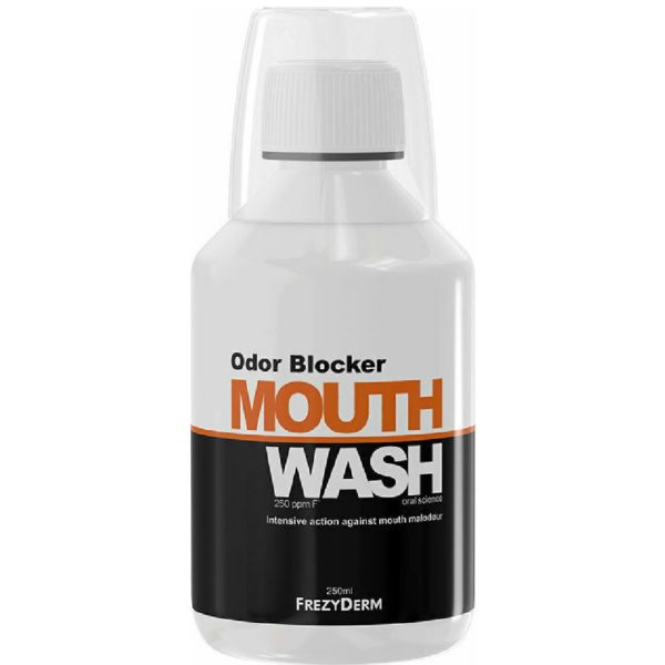 For All Family Frezyderm – Odor Blocker Mouthwash 250ml FREZYDERM Oral Science