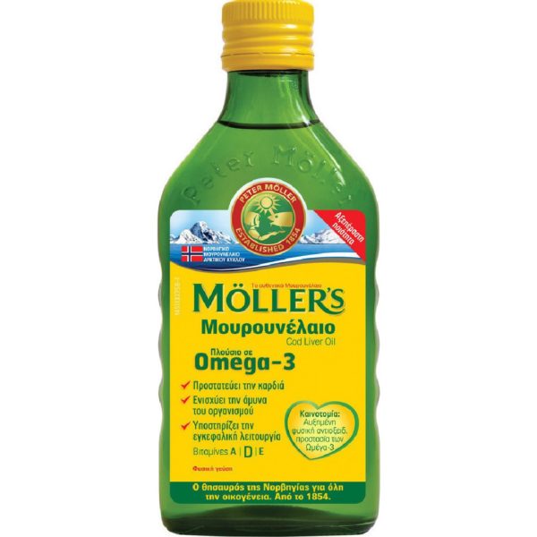 Kids Multivitamins Moller’s – Cod Liver Oil Natural 250ml