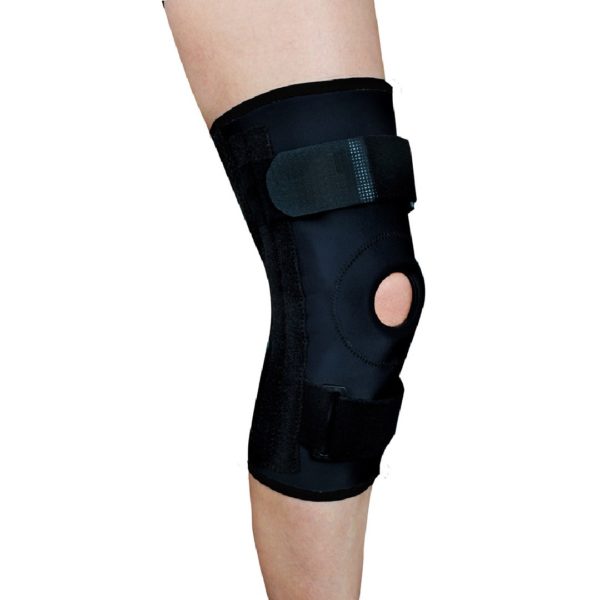 Knee - Hip Alfacare – Kneecap Neoprene with Spiral Sheets Medium Black AC-1053