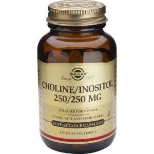 Treatment-Health Solgar –  Choline/Inositol 250/250MG 50Vcaps
