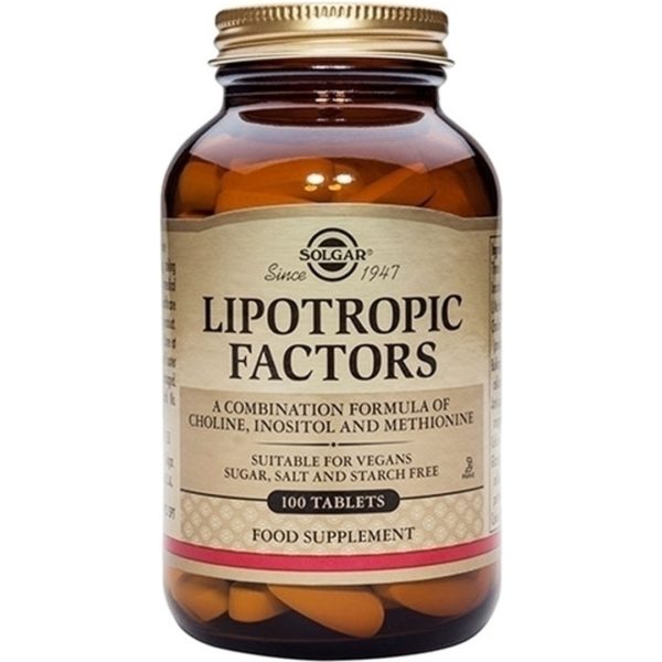 Food Supplements Solgar – Lipotropic Factors 100 tabs SOLGAR - Αδυνάτισμα
