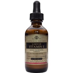 Health Immune System Solgar – Natural Liquid Vitamin E Mixed Tocopherol Complex with Wheat Germ Oil 2000iu 59.2ml