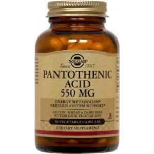 Treatment-Health Solgar – Pantothenic 550mg  50 Capsules