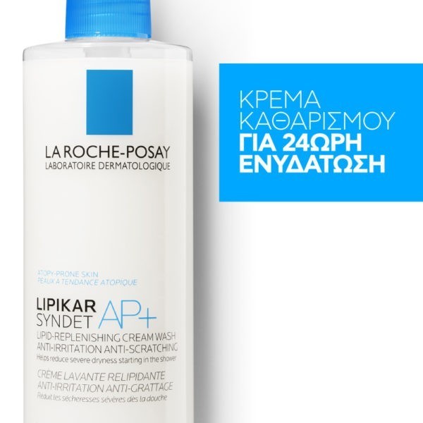 Ενυδάτωση - Baby Oil La Roche Posay – Lipikar Syndet AP+ Κρέμα Καθαρισμού Σώματος για Πολύ Ξηρό Δέρμα με Τάση Ατοπίας – 400ml La Roche Posay Moisturizing