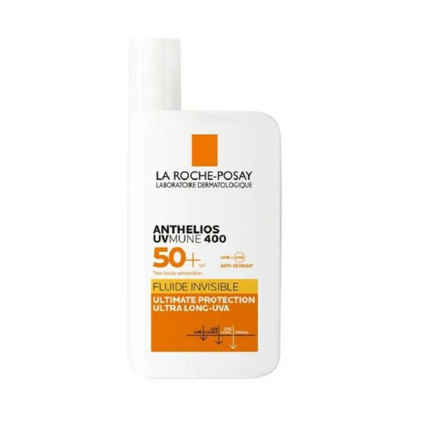 Spring La Roche Posay – Anthelios UNMune SPF50+ 400 Fluide Invisible with Perfume 50ml La Roche Posay - Anthelios Face Sunscreen