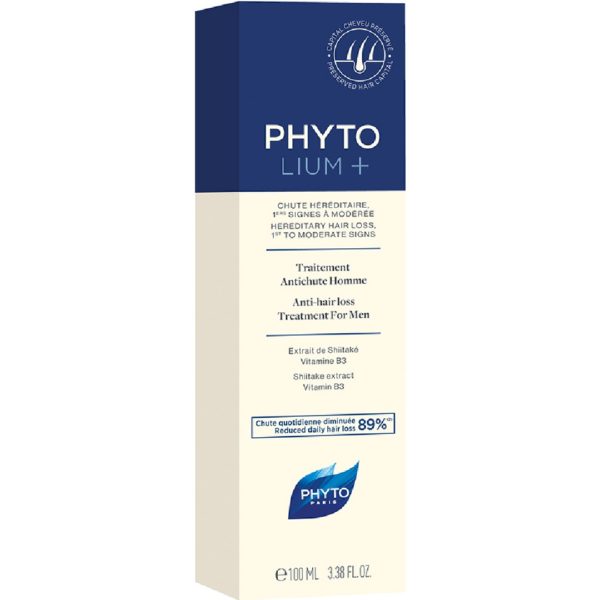 Περιποίηση Μαλλιών-Άνδρας Phyto – Lium+ Anti-Hair Loss Treatment for Men Αγωγή για την Κληρονομική Τριχόπτωση Ανδρών 100ml