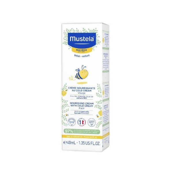 Ενυδάτωση - Kids Oil Mustela – Nourishing Cream with Cold Cream Κρέμα Ενυδάτωσης Προσώπου 40ml