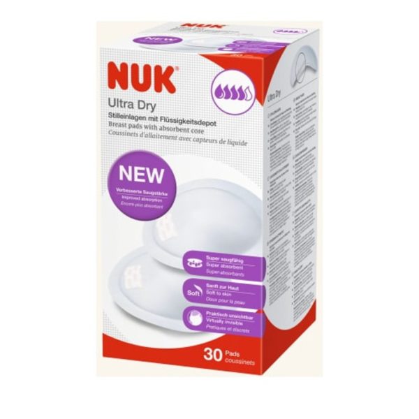 Nutural Breast - Breast Pumps Nuk – Ultra Dry Breast Pads 30 Pads