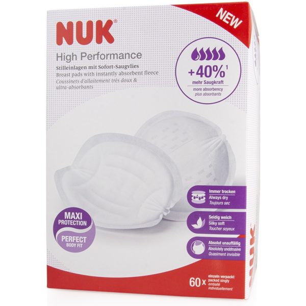 Εγκυμοσύνη - Νέα Μαμά NUK – High Performance Επιθέματα Στήθους 60τμχ