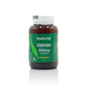 Άγχος - Στρες - Χαλάρωση Health Aid – Valerian 320mg Βαλεριάνα για Περιπτώσεις Άγχους & Αϋπνίας 60tabs
