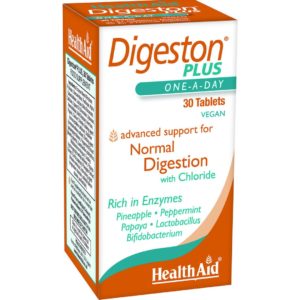 Αντιμετώπιση Health Aid – Digeston Plus Συμπλήρωμα Διατροφής για Ομαλή & Υγιή Πέψη 30tabs